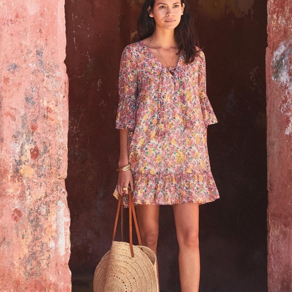 NWT Sezane Andrew dress in Cashmere print - Picture 2 of 10